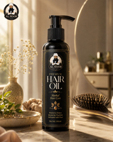 Hair oil texture