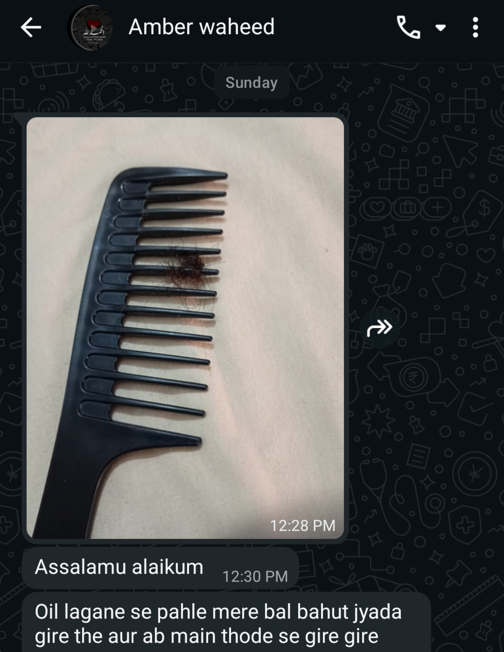 Customer WhatsApp testimonial