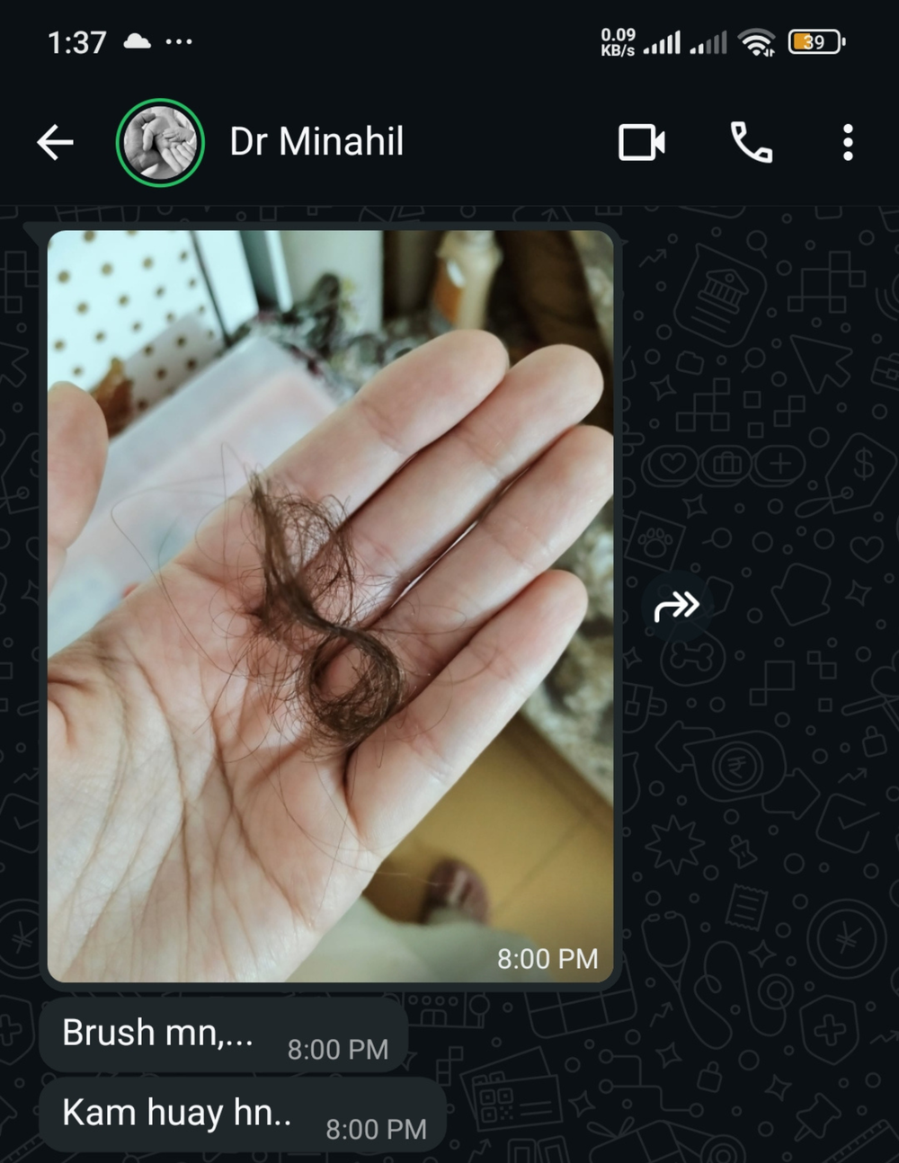 Customer WhatsApp testimonial