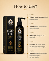 Hair oil texture