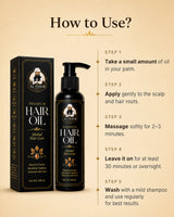 Hair oil texture